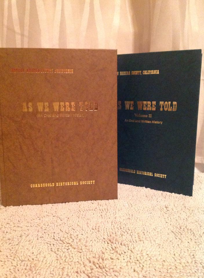 Cover photo of two volumes of "As We Were Told"