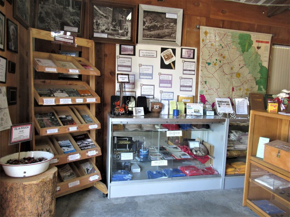 The Museum Gift Shop displays books, gifts and souvenirs